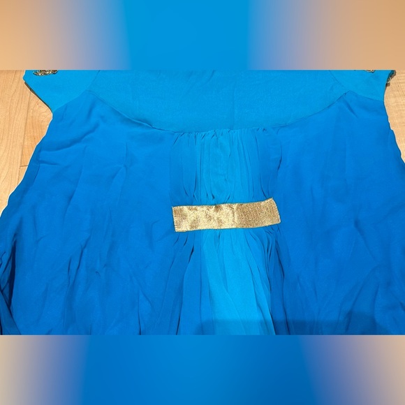 Brand new blue and green Anarkali suit by Heroine - Picture 12 of 12